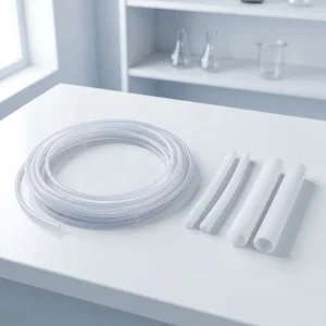 Corrosion Resistant Food Grade Flexibility PTFE PFA FEP Pipe Plastic Hose Tubing with Custom Cutting Service