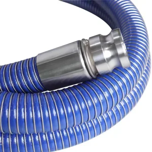 Corrosion Resistant PTFE Lined Rubber Chemical Composite Hose Anti static 304 Stainless Steel Reinforced Cutting Petrochemical