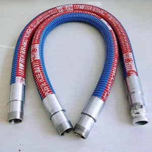 Corrosion Resistant PTFE Multi-purpose High Temperature Composite Hose Flexible Oil Tank Truck Hose with Cutting Service