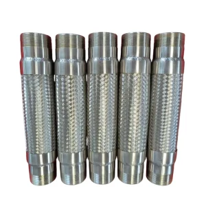 Corrosion Resistant SS316L Flexible Metal Hose Steam Pipe Fitting