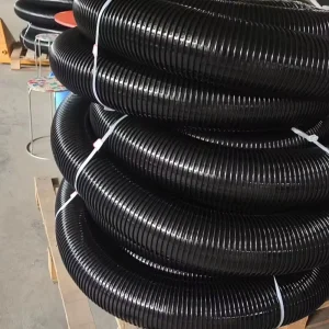 Corrugated Flexible Air Duct Steel Wire Hose Polyurethane Suction Hose