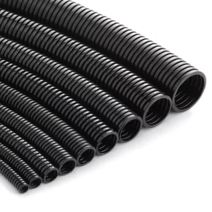 Corrugated Hose Plastic Tubes Corrugate Pipe Bellows Pipe Nylon Tube Black Nylon Electrical Corrugated Hose