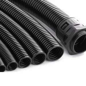 Corrugated Hose Plastic Tubes Corrugate Pipe Bellows Pipe Nylon Tube High Quality Black Nylon Electrical Corrugated Hose