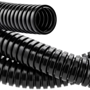Corrugated Hose Plastic Tubes Corrugate Pipe Bellows Pipe Nylon Tube High Quality Black Nylon Electrical Corrugated Hose