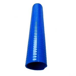 Corrugated PVC Suction Hose High Pressure Flexible Helix Green Blue Yellow 2-8 Inch Industrial Use Light Weight