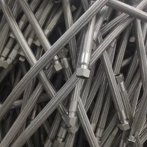 Corrugated Stainless Steel Tube with UV-Resistant Jacket Outdoor Use 1/2″ DN13 Corrugated Metal Water Hose Tube Pipe