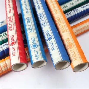 Corrugated UHMWPE EPDM Chemical Hose Pipe High Temperature Solvent Acid Resistant Industrial Chemical Rubber Spray Hose