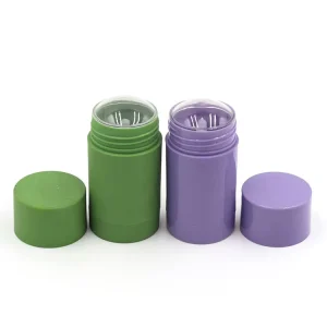 Cosmetic Packaging ABS Plastic Tube 15ml 75ml Concealer Container Screw Cap Twist Off Refillable Stick Deodorant Screen Printing