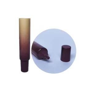Cosmetic Plastic Squeeze Tube 10ml 15ml 25ml Empty Lotion Eye Cream Tubes with Long Nozzle Gradient Color Printing Skin Care