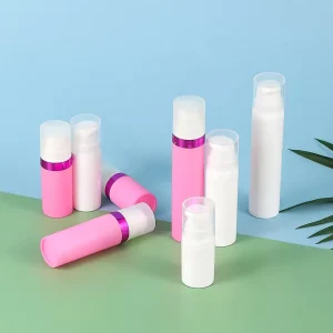 Cosmetic Plastic Vacuum Bottle 10ml 30ml 120ml Syringe Airless Pump Bottle Airless Spray Bottle