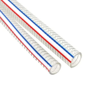 Crystal Clear Food Grade PVC Steel Wire Reinforced Hose