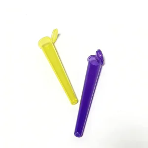 Custom 109mm Pre King Size Child Resistant PP Plastic Pop Top Cone Tube for Medicine Packaging with Seal