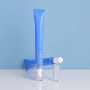 Custom 10ml 15ml 20ml Blue Plastic Eye Cream Tube with Labeling Customizable Color Soft Tube