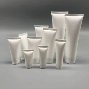 Custom 10ml-300ml White Plastic Soft Tubes Travel Empty Refillable Packing Containers Cosmetic Hand Cream Lotion Shampoo Tubes