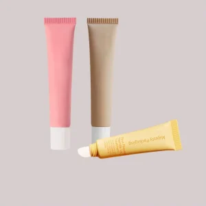Custom 10ml Refillable Lip Gloss Tube with Wand Plastic Cosmetic Tube for Skin Care and Face Mask Screw Cap OEM ODM Manufacturer