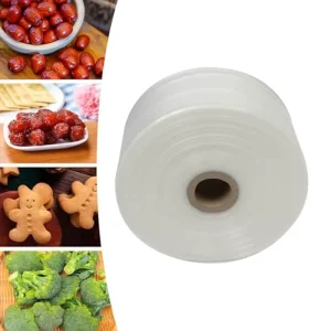 Custom 2 Mil Thickness Clear LDPE Poly Tube Bags Heat Sealable Moisture Proof Poly Tubing for Food Packaging or Storage