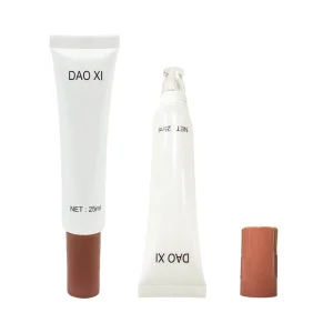 Custom 200ml Transparent Frosted Plastic Tube for Facial Cleanser Soft Cosmetic Packaging for Sunscreen with Screen Printing