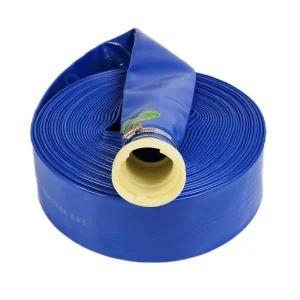 Custom 3″ UV Stabilized PVC Layflat Hose 8Bar High Strength Wear Resistant for Farm Industrial Irrigation