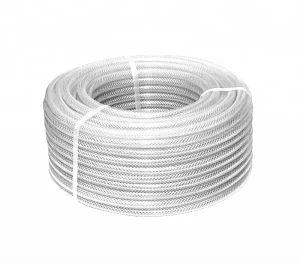 Custom 5 16 to 1 1 2 Inch High Pressure Heavy Duty Braided Reinforced Clear PVC Vinyl Tubing Wear Resistant Durable PVC Hose