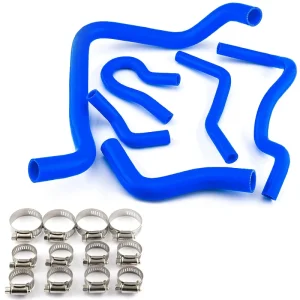 Custom Car Engine Silicone Rubber Hose Kits Various Sizes Types Black Water Industrial Applications Includes Moulding Cutting