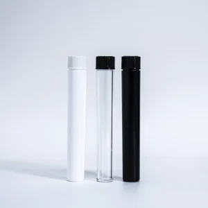 Custom Child Resistant Proof Tubes Packaging Biodegradable Plastic Tubes with Childproof Cap