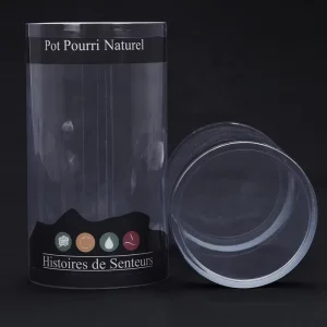 Custom Clear Acetate Cylinder Tube with Lids Transparent PVC PET Plastic Cylinder Tube with Good Glue Quality