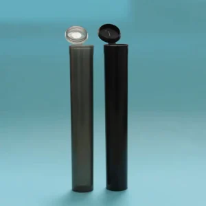 Custom Color 109mm PP Pop Top Tube Packaging Child Safety Plastic Roll Tubes 19*116mmm with OEM Label