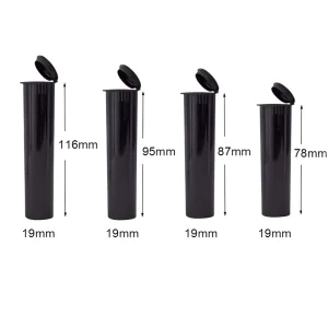 Custom Color Custom Printing Pop Top Tube Pre Child Resistant Plastic Tube