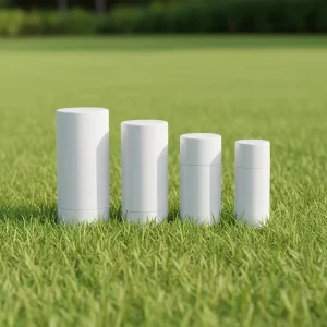 Custom Color Eco Friendly 15g 30g 50g 75g Round Empty Plastic Container Reusable Deodorant Stick Tube Packaging for Face Masks