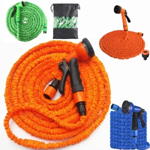 Custom Color Length Durable Flexible Latex Water Pipe Reel Magic Expandable Garden Hose for Gardening Watering Irrigation