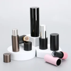 Custom Color Logo for Nail Polish Oil Deodorant Stick Custom Plastic Container Empty Square Cosmetic Lipstick Tube Screw Cap