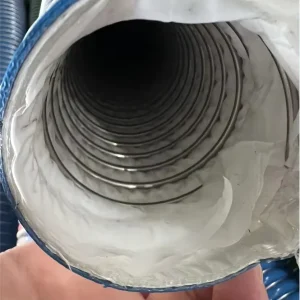 Custom Colors PVC Coated Corrugated Composite Flexible Hose for Oil Transport
