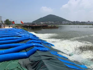 Custom Cutting High Pressure Durable PVC Lay Flat Irrigation Hose 14-20 Inch Big Size Delivery Water Discharge