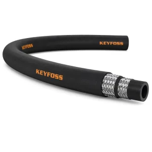 Custom Cutting Service SAE 100 R17 Single Two Layer Steel Wire Braided 1/2″ Hose Hydraulic Rubber Hose for Oil Water