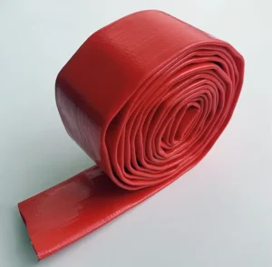 Custom Diameter TPU Lay Flat Hose Reinforced Anti Burst Flat Hose for Construction Dewatering Project