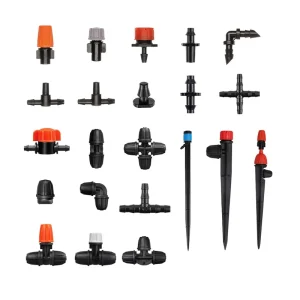 Custom Drip Irrigation Nozzles Pipes Agricultural Garden Watering System Accessories Rain Pipe Irrigation Fittings