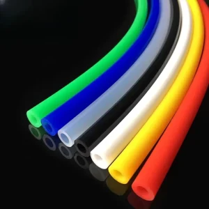 Custom Durable Clear or Colored Soft Food Grade Silicone Tubes for Industrial Use with Cutting Service -40 to 240
