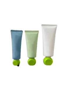 Custom Eco friendly HDPE Soft Empty Squeeze Tube Lotion Hand Cream Tubes with Easy Open End for Cosmetic Packaging
