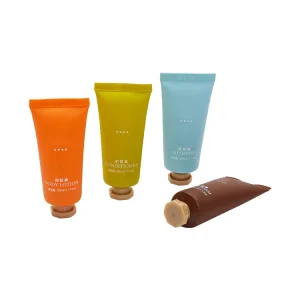 Custom Elegant Design Empty Cream Cosmetic Soft Squeeze Plastic Packaging Tube with Screw Cap for Face Mask