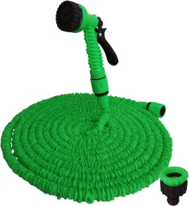 Custom Extendable 50 ft Magic Irrigation Hose 3 Layer Durable High Pressure Latex Garden Watering Flushing Reel