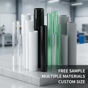 Custom Extruded Plastic Tubing Durable ABS PP PC PVC PE Nylon Round Pipe for Toys Sports Industrial Packaging OEM Factory