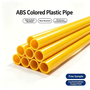 Custom Extrusion ABS Plastic Round Tube Colored Rigid Plastic Tube for Pet Toys and Children’s Toys OD10mm 12mm 14mm 16mm 18mm