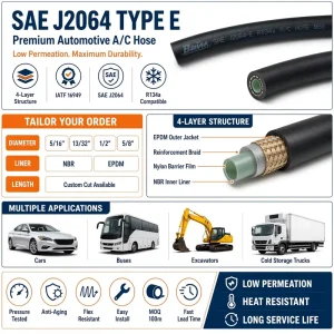 Custom Extrusion EPDM Rubber Foam Hose Pipe for Soundproofing and Equipment Protection