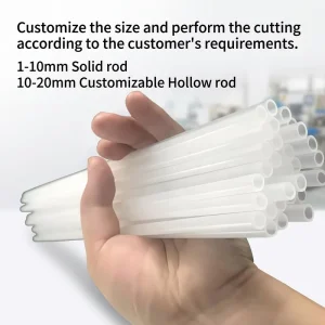 Custom Extrusion Plastic Rods Nylon PP Tube in 10-20mm Diameter
