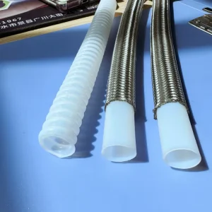 Custom Flexible High Pressure Stainless Steel 304/316 Wire Braided PTFE Hose for Fuel System ISO 9001 Certified Moulding Cutting