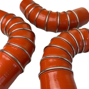 Custom Flexible Turbo Hose Pipe High Temperature Intercooler Truck Steel Wire Reinforced Corrugated Silicone Ducting Hose