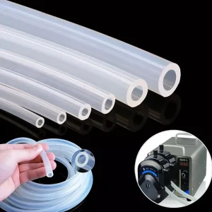 Custom Food Grade Clear Silicone Hose High Transparency Flexible Durable Customizable Length 4-16mm OD Industrial Beverage Water