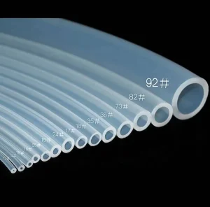 Custom Food Grade Rubber Silicone Braided Tubing Hose Transparent Cutting Service for Food Chemical Industry