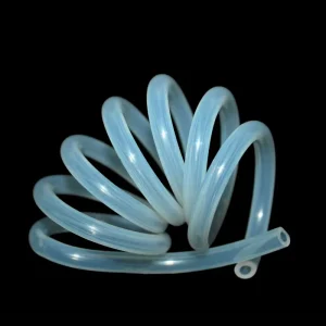 Custom Food Grade Transparent Spiral Spring Silicone Tube Recoil Coiled Silicone Hose for Oral Irrigator Water Flosser