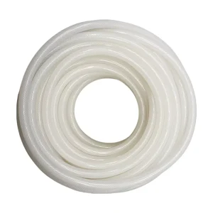 Custom Food Grade Vacuum Silicone Braided Tubing Pipe Hose Transparent Cutting Service Food Chemical Industry